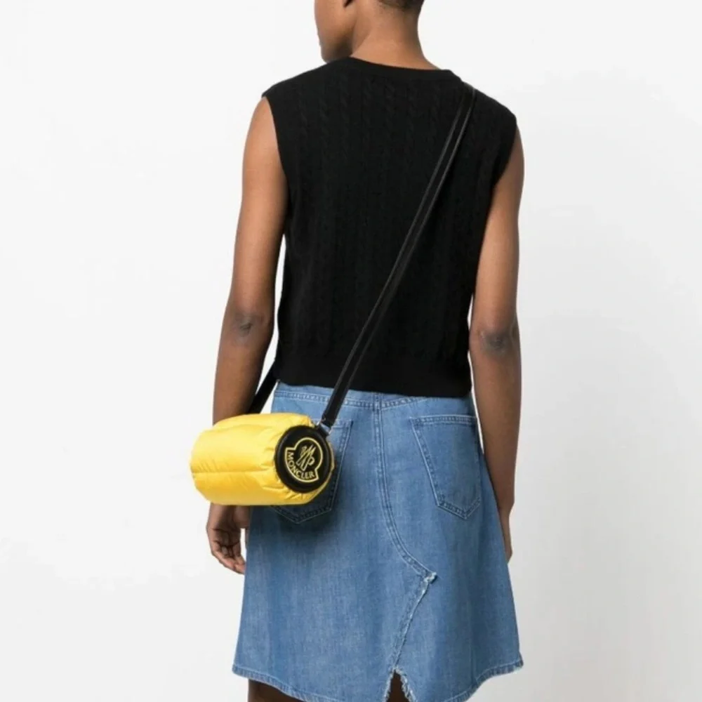 Moncler Yellow and Black Women's Bag - Picture 9 of 16